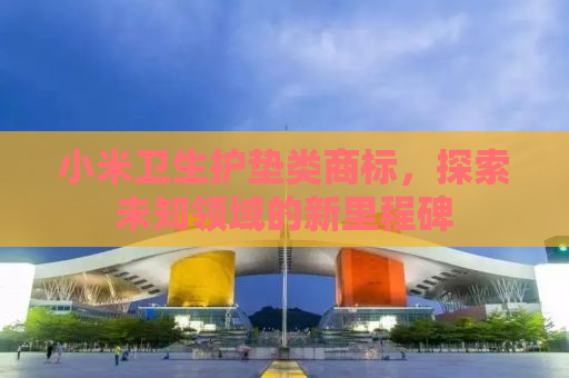 小米卫生护垫类商标，探索未知领域的新里程碑