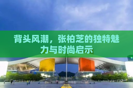 背头风潮，张柏芝的独特魅力与时尚启示