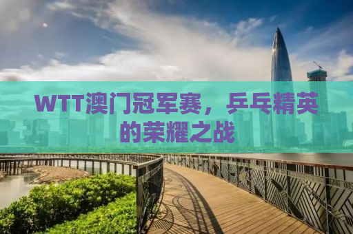 WTT澳门冠军赛，乒乓精英的荣耀之战