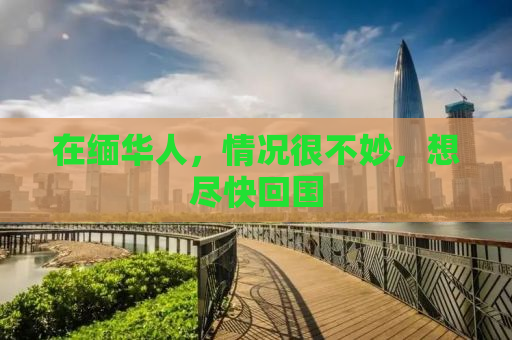 在缅华人，情况很不妙，想尽快回国