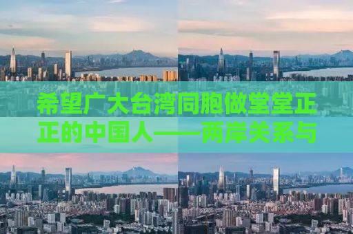希望广大台湾同胞做堂堂正正的中国人——两岸关系与民族认同的探讨