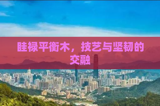 眭禄平衡木，技艺与坚韧的交融