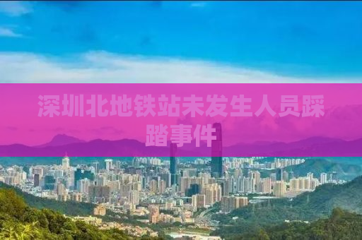 深圳北地铁站未发生人员踩踏事件
