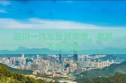 四川一汽车坠河漂流，司机不幸遇难