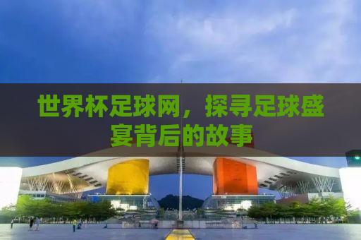 世界杯足球网，探寻足球盛宴背后的故事