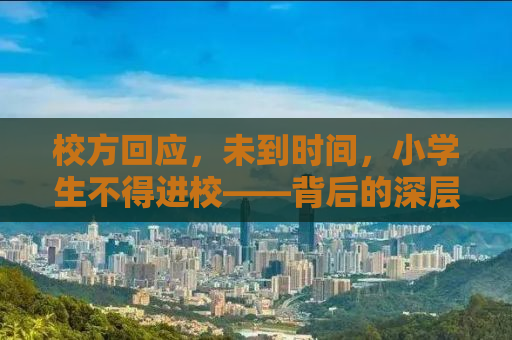 校方回应，未到时间，小学生不得进校——背后的深层考虑