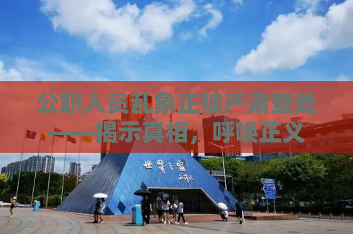 公职人员乱象正被严肃查处——揭示真相，呼唤正义