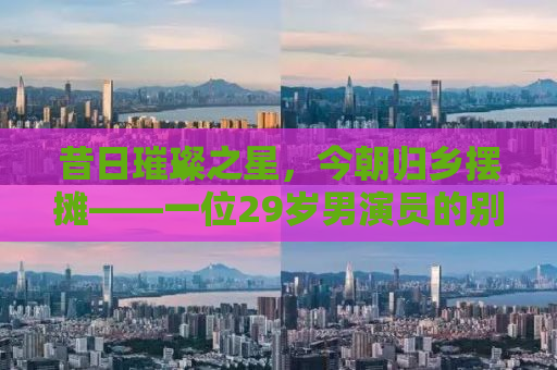昔日璀璨之星，今朝归乡摆摊——一位29岁男演员的别样人生抉择