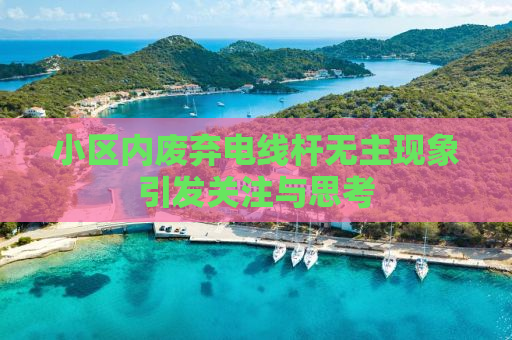 小区内废弃电线杆无主现象引发关注与思考