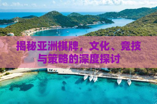 揭秘亚洲棋牌，文化、竞技与策略的深度探讨