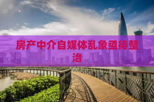 房产中介自媒体乱象亟待整治