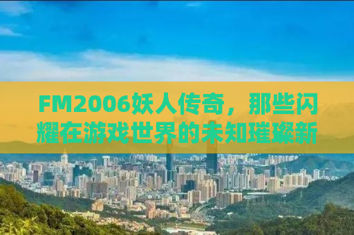 FM2006妖人传奇，那些闪耀在游戏世界的未知璀璨新星