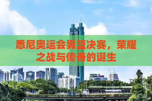 悉尼奥运会男篮决赛，荣耀之战与传奇的诞生