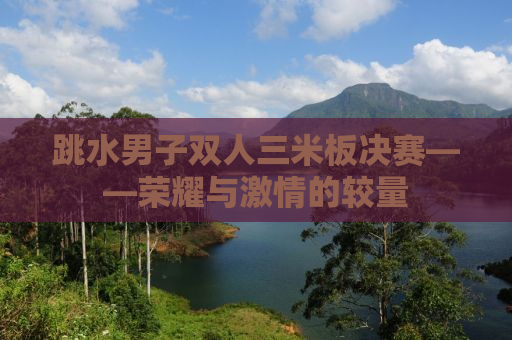 跳水男子双人三米板决赛——荣耀与激情的较量