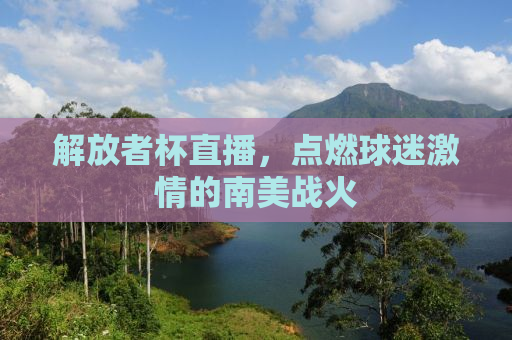 解放者杯直播，点燃球迷激情的南美战火