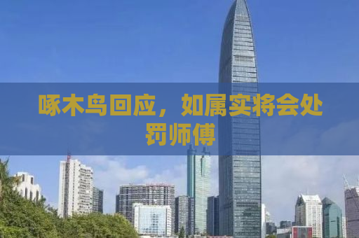 啄木鸟回应，如属实将会处罚师傅